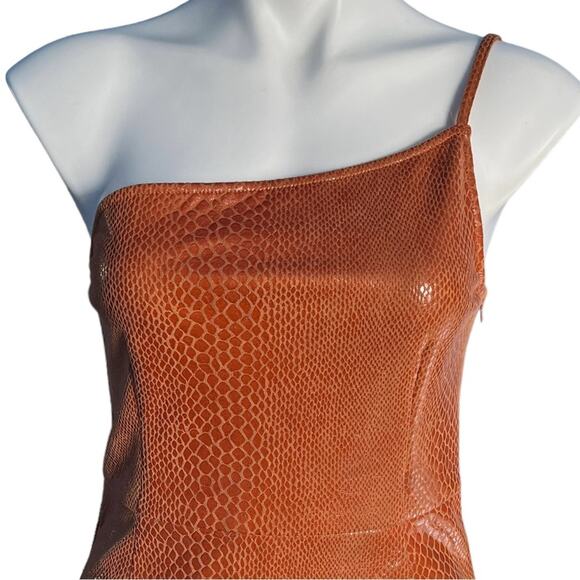 Urban Outfitters burnt orange snake print dress Medium - Picture 5 of 9